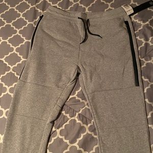 Gray sweat pants
